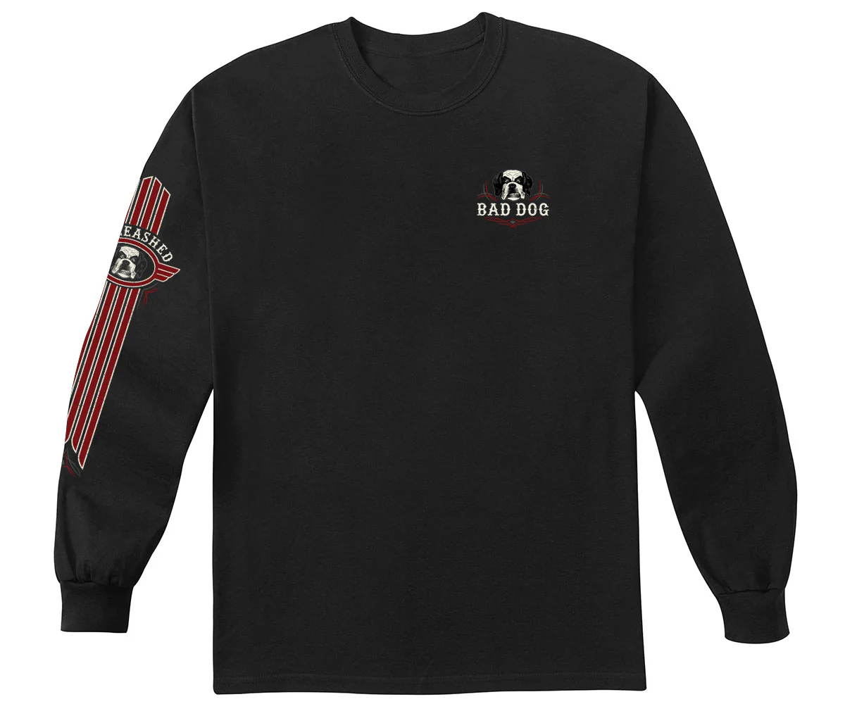 Bad Dog Unleashed Long Sleeve T-Shirt - Image 3