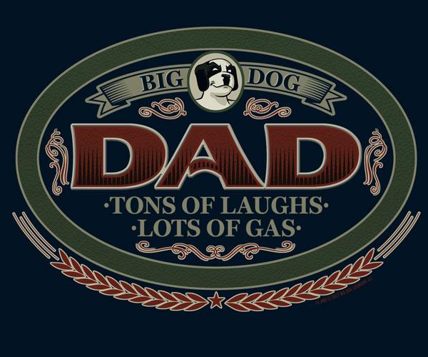 BD Dad Tons Of Laughs & Gas T-Shirt - Image 2
