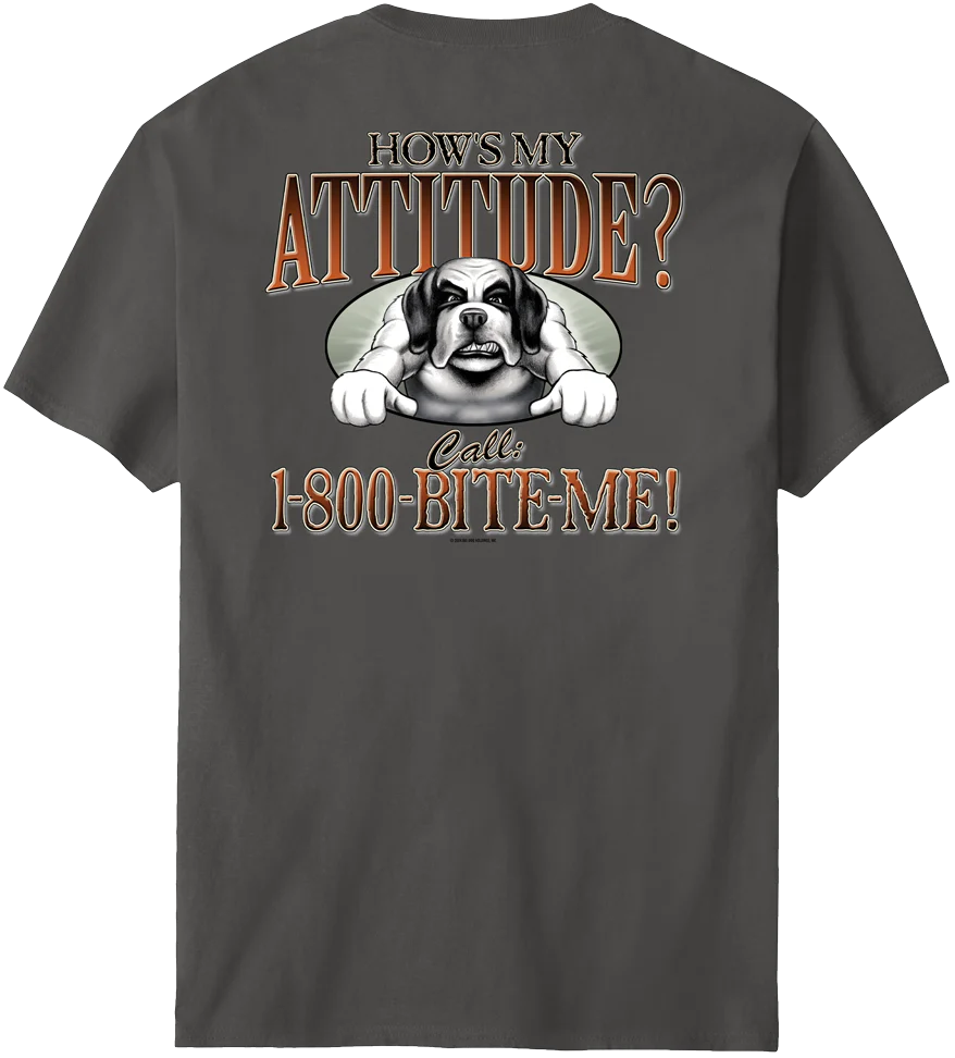 Attitude 1-800-bite Me T-Shirt