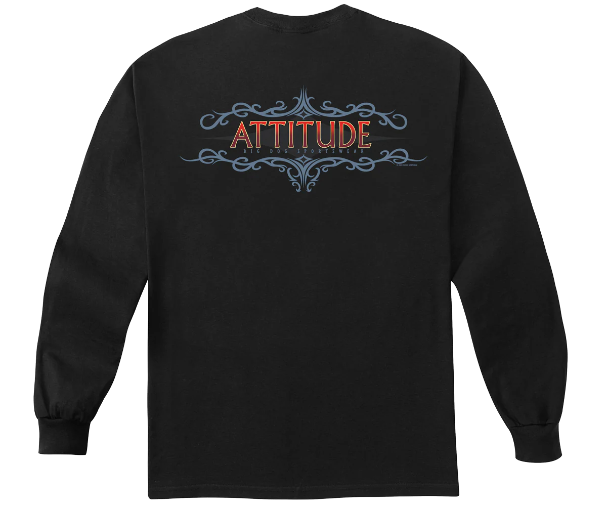 Attitude Scroll Long Sleeve T-shirt