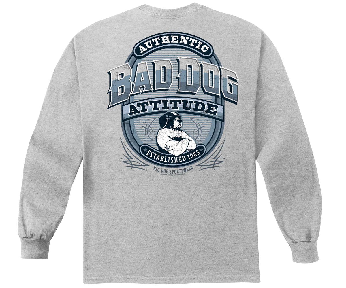 Bad Dog Attitude Since 83 Long Sleeve T-Shirt