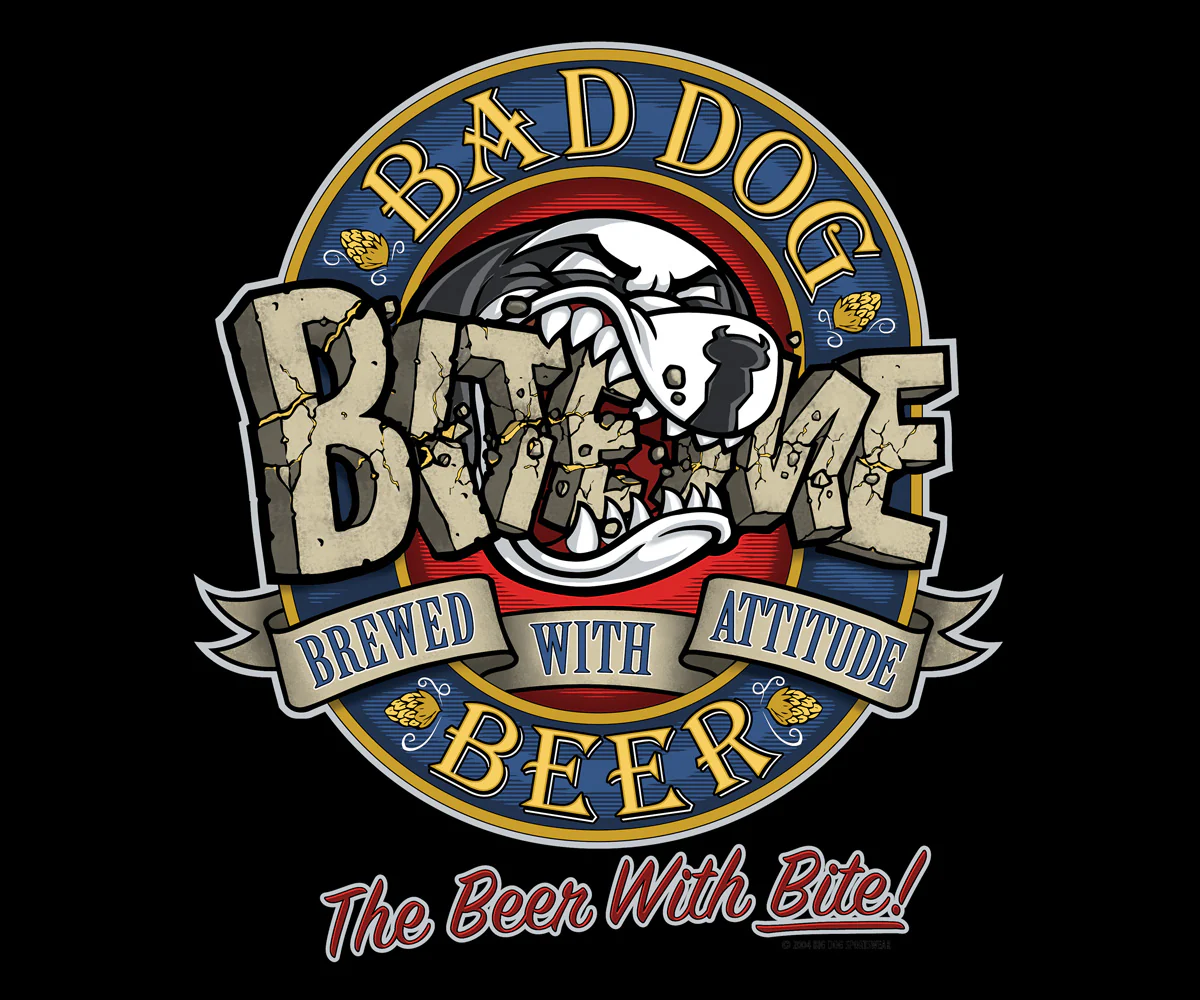 Bad Dog Beer T-Shirt - Image 2