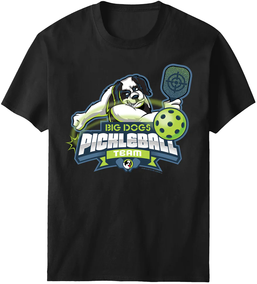 Big Dogs Pickleball Team T-Shirt