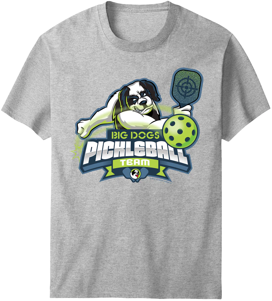 Big Dogs Pickleball Team T-Shirt