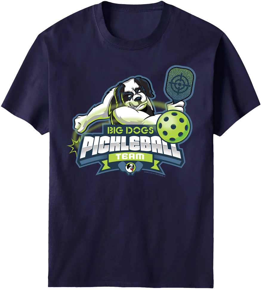 Big Dogs Pickleball Team T-Shirt