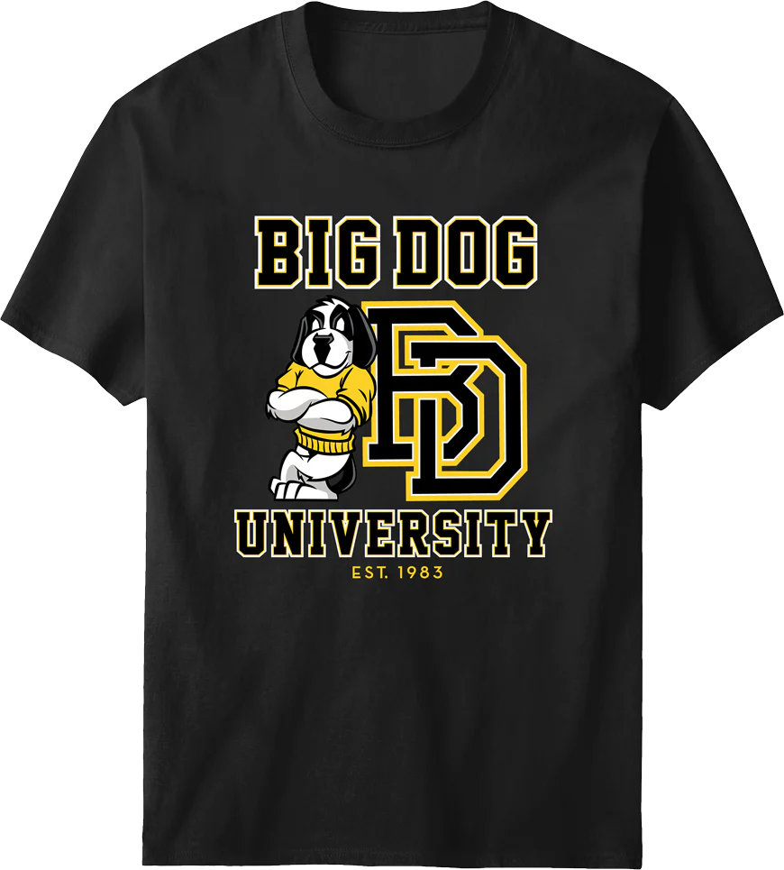 Bd University Black Gold T-shirt