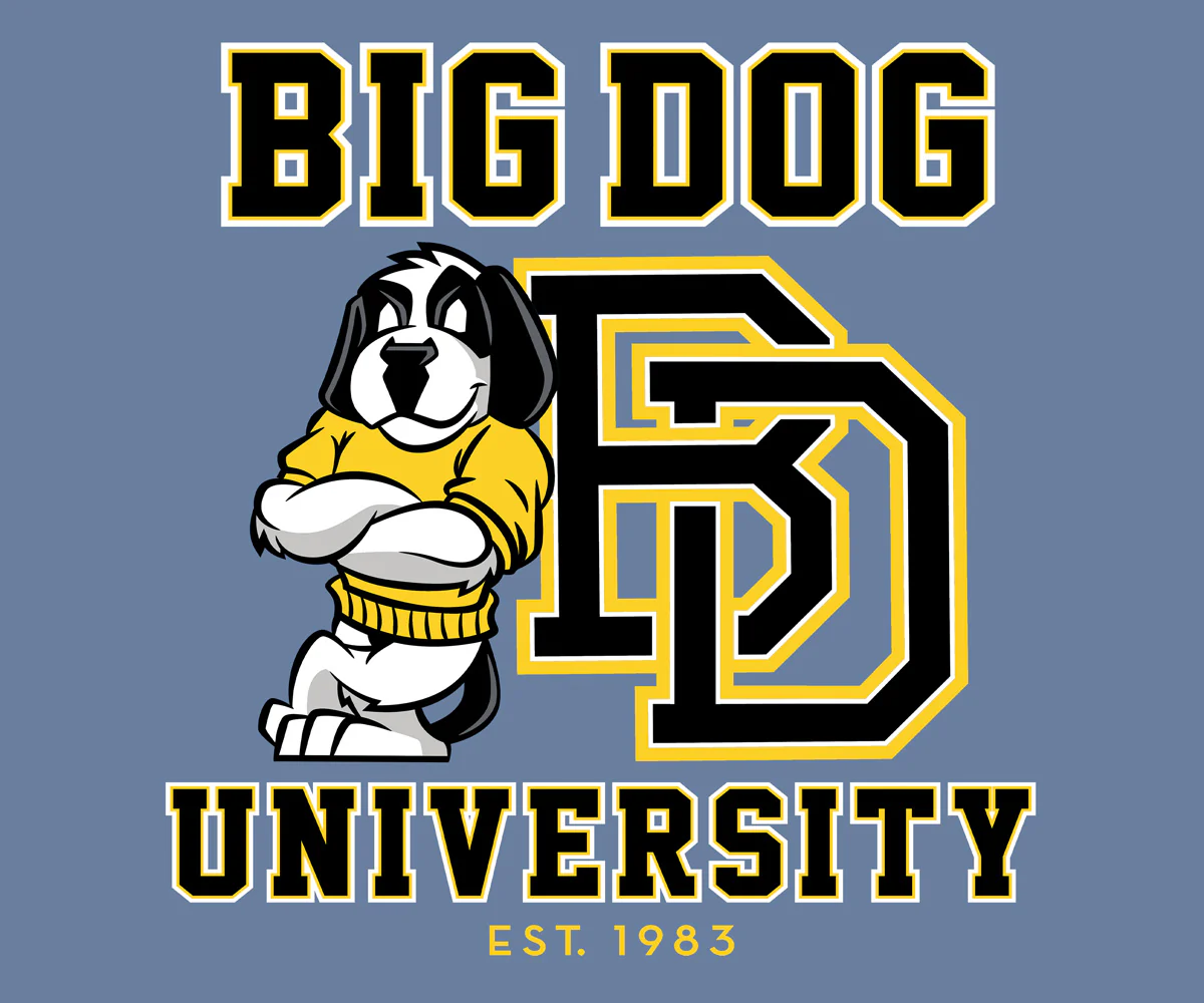 Bd University Black Gold T-shirt - Image 2