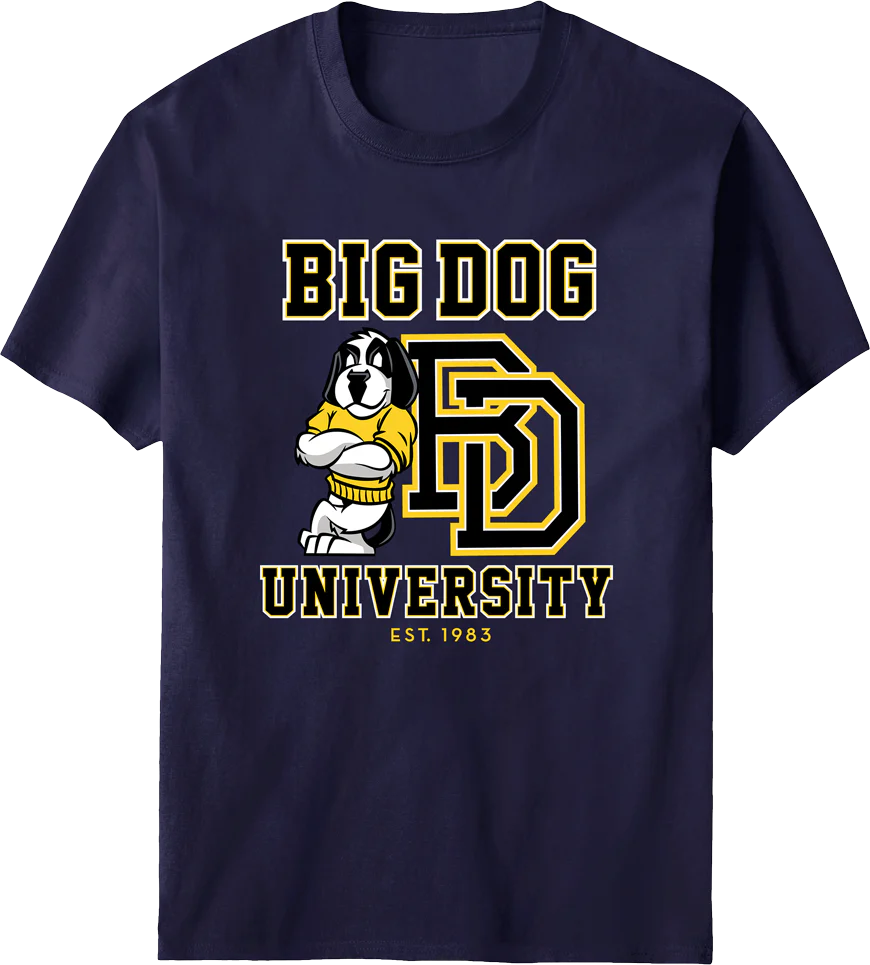 Bd University Black Gold T-shirt