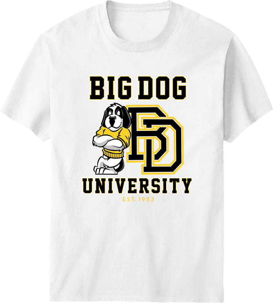 Bd University Black Gold T-shirt