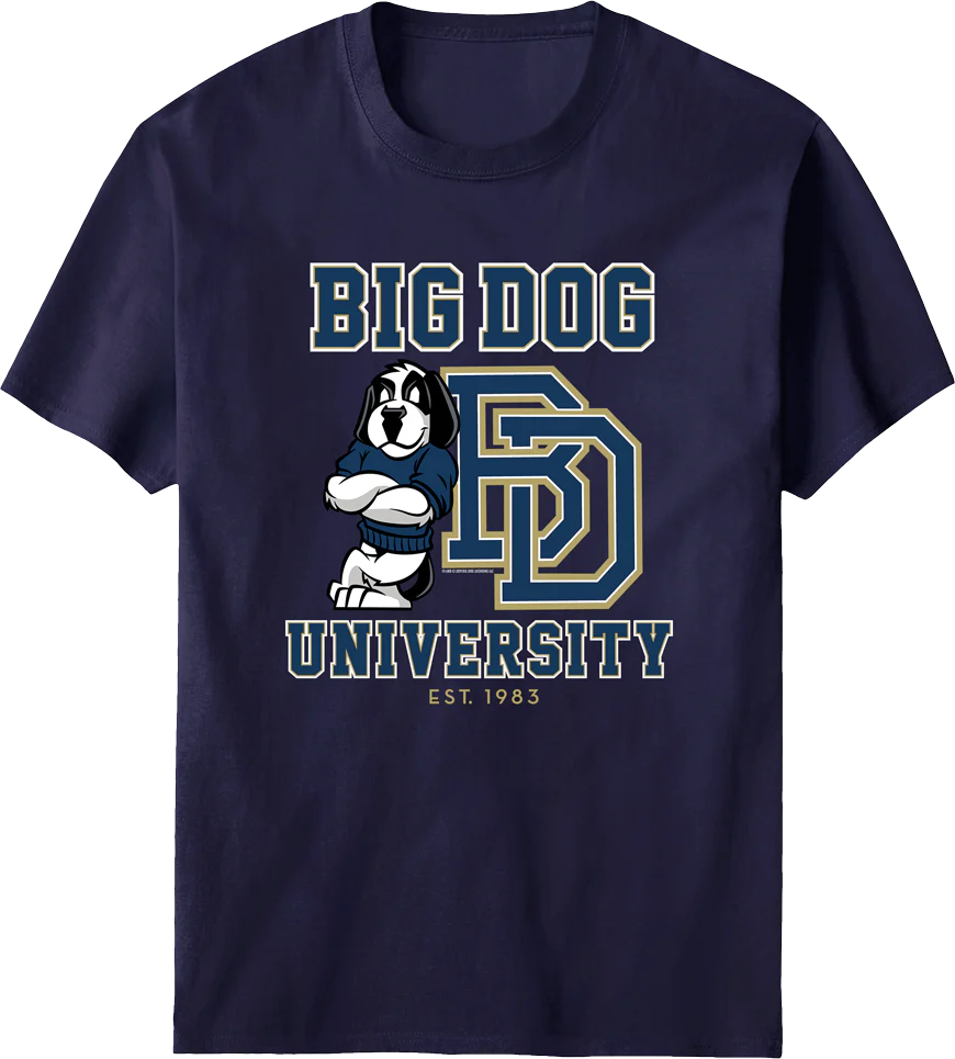 Bd University Navy Gold T-shirt
