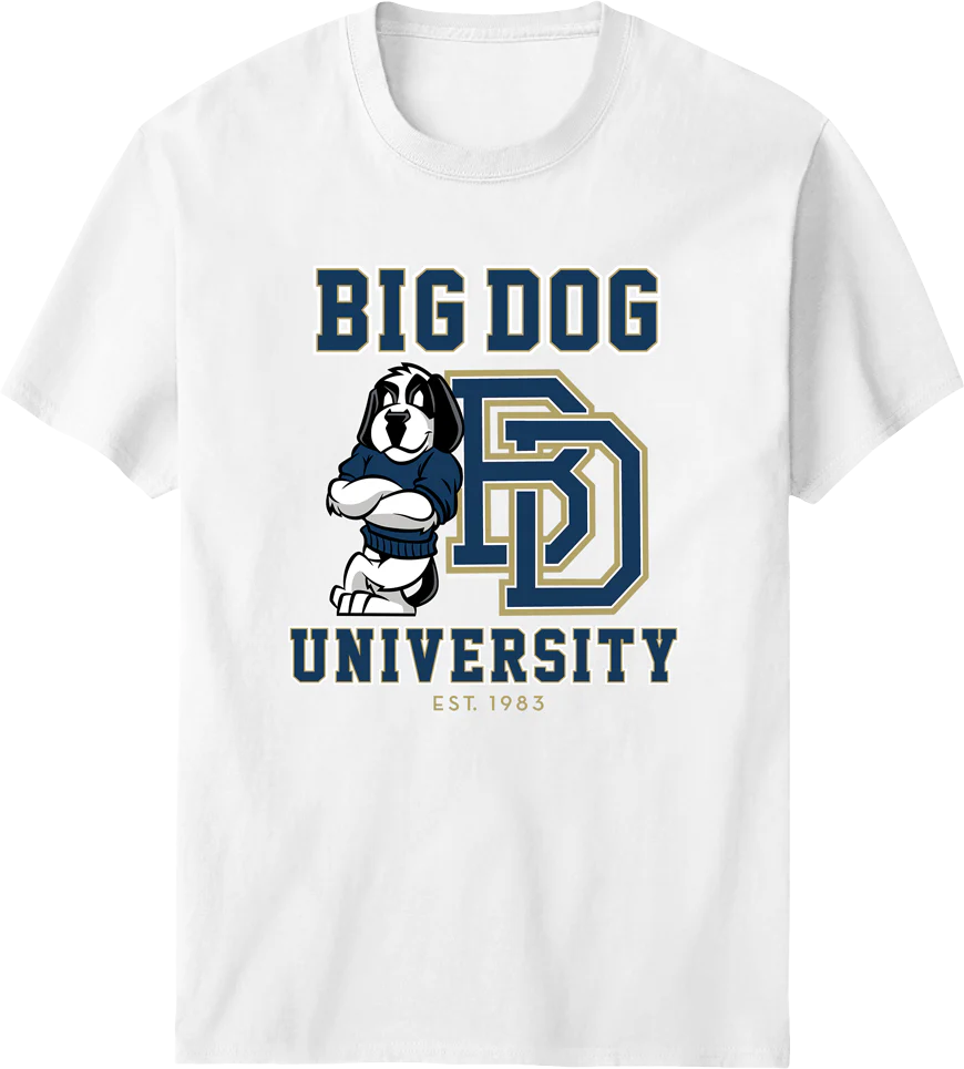 Bd University Navy Gold T-shirt
