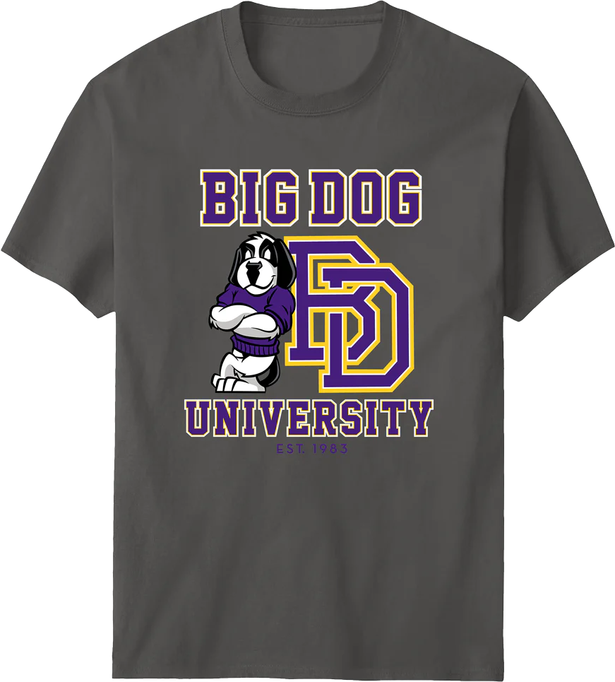 Bd University Purple Gold T-shirt