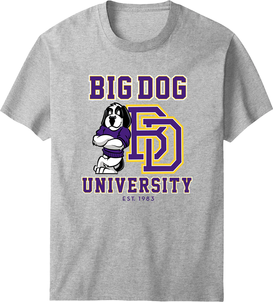 Bd University Purple Gold T-shirt