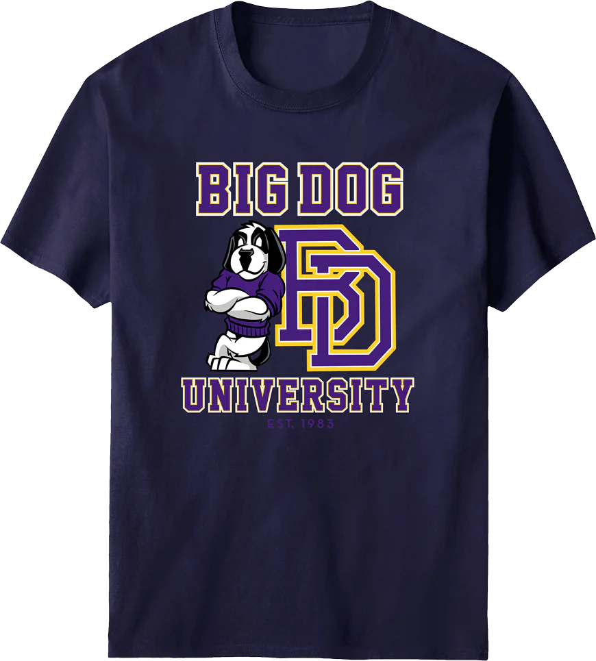 Bd University Purple Gold T-shirt