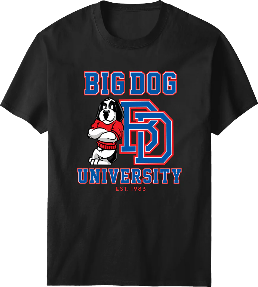 Bd University Red Blue T-shirt