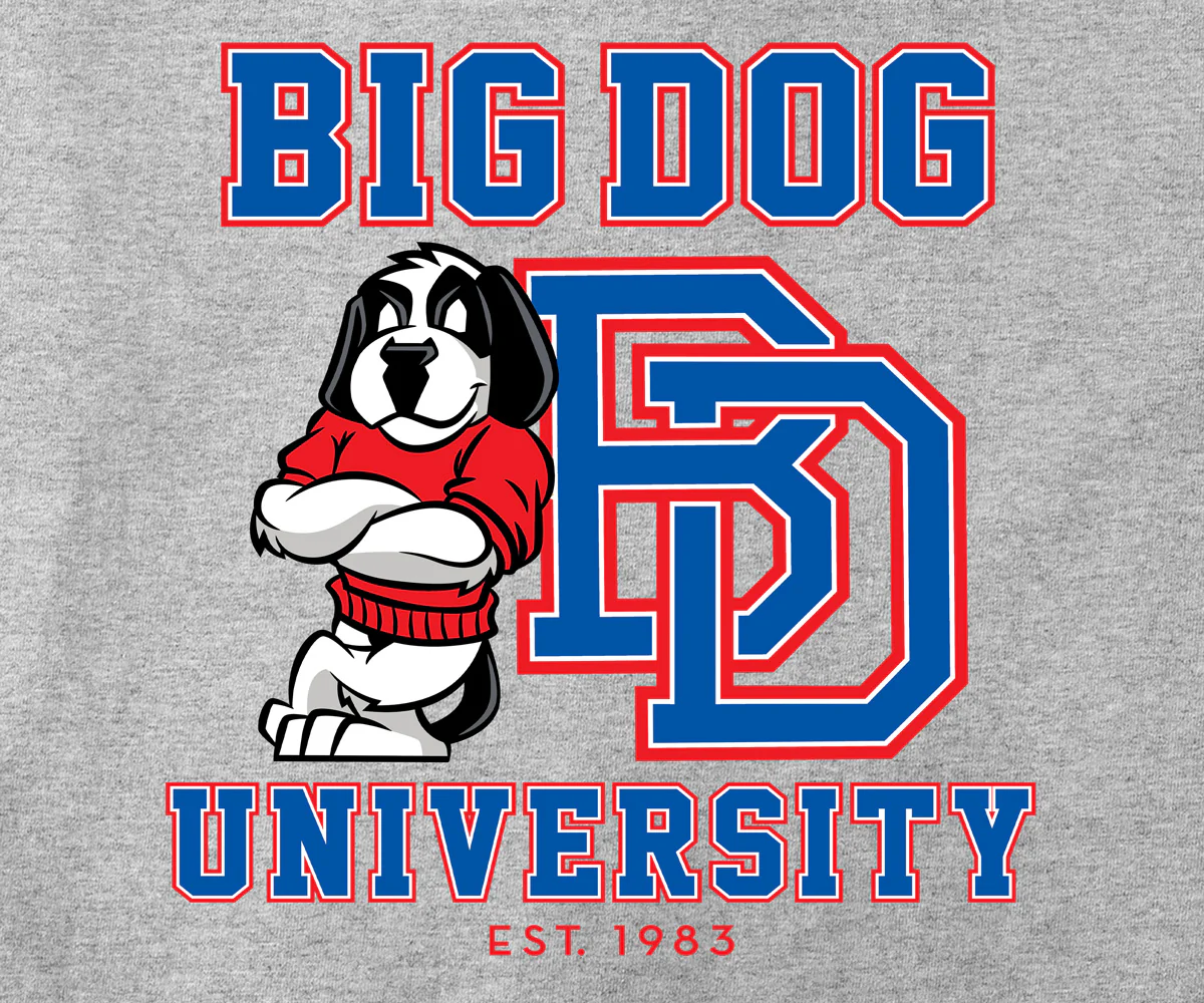 Bd University Red Blue T-shirt - Image 2