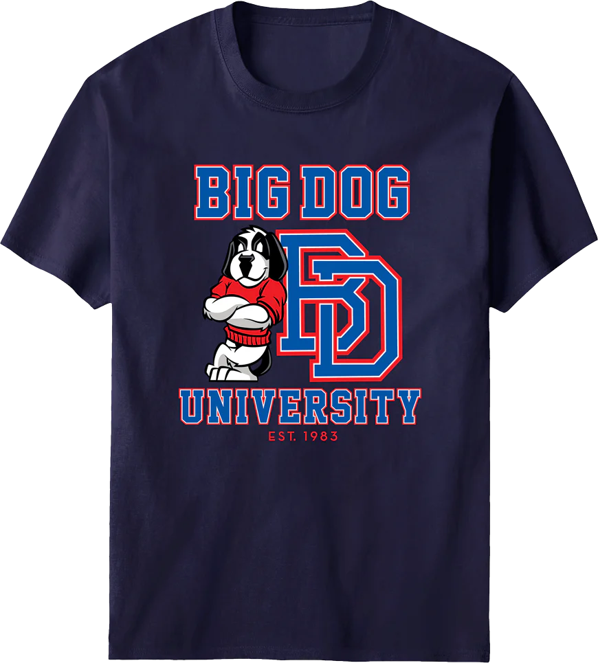 Bd University Red Blue T-shirt
