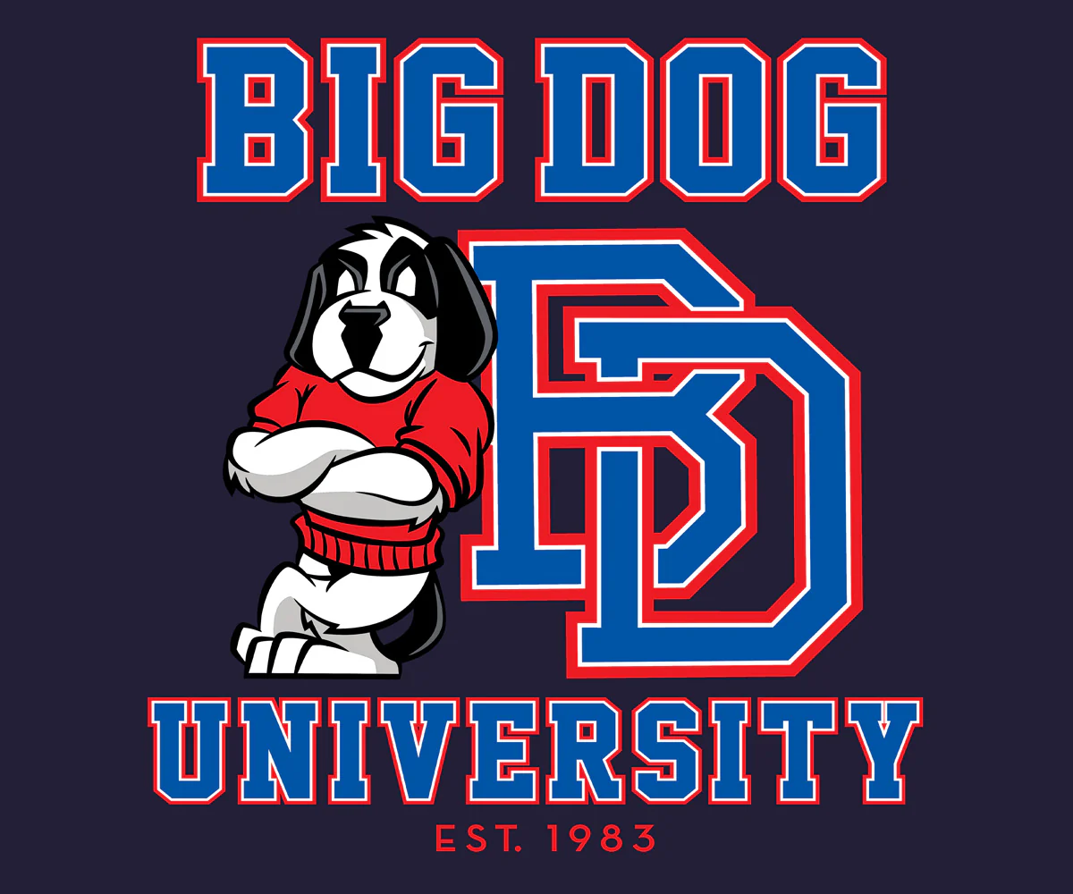 Bd University Red Blue T-shirt - Image 2