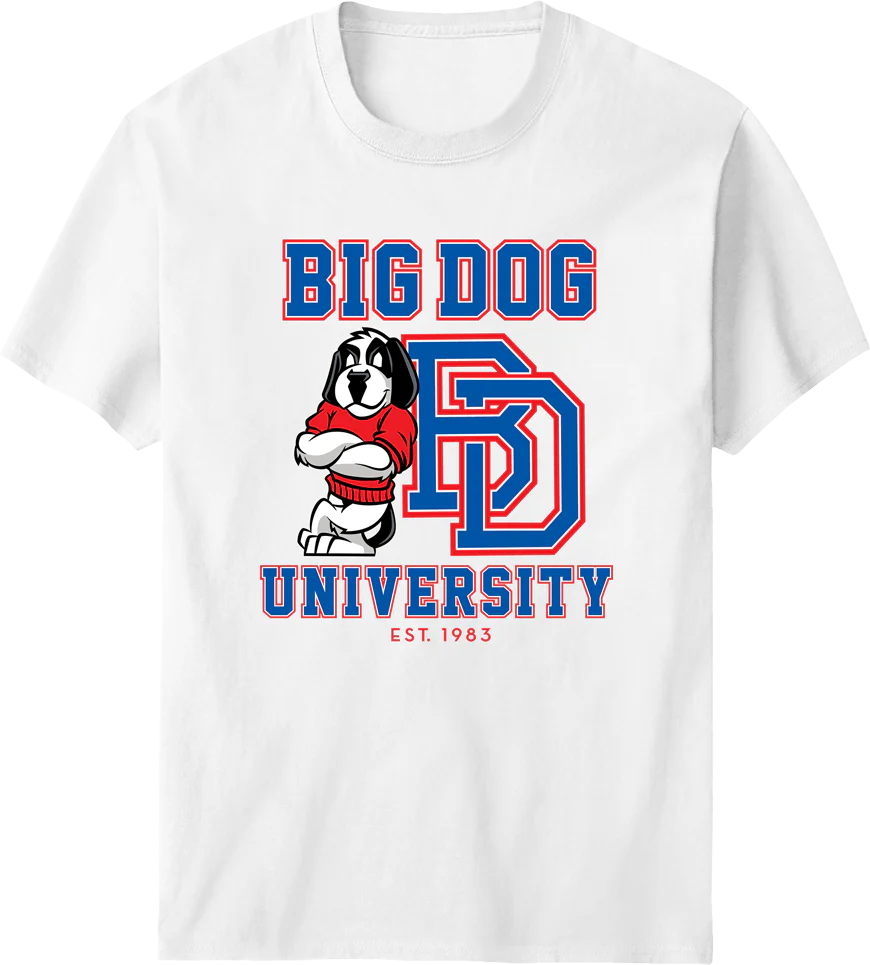 Bd University Red Blue T-shirt