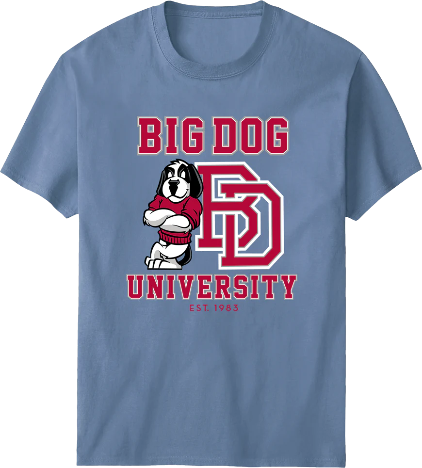 Bd University Red Gray T-shirt
