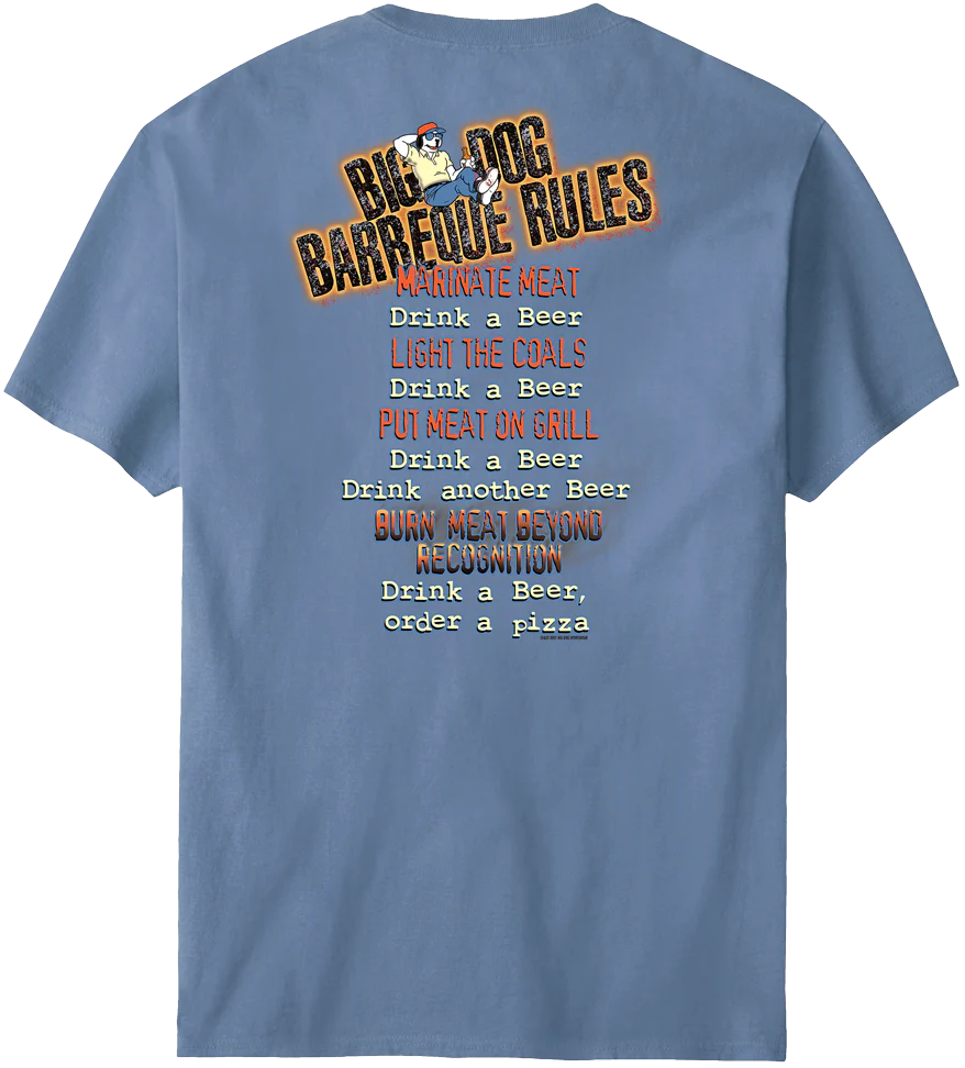 Big Dog BBQ Rules T-Shirt