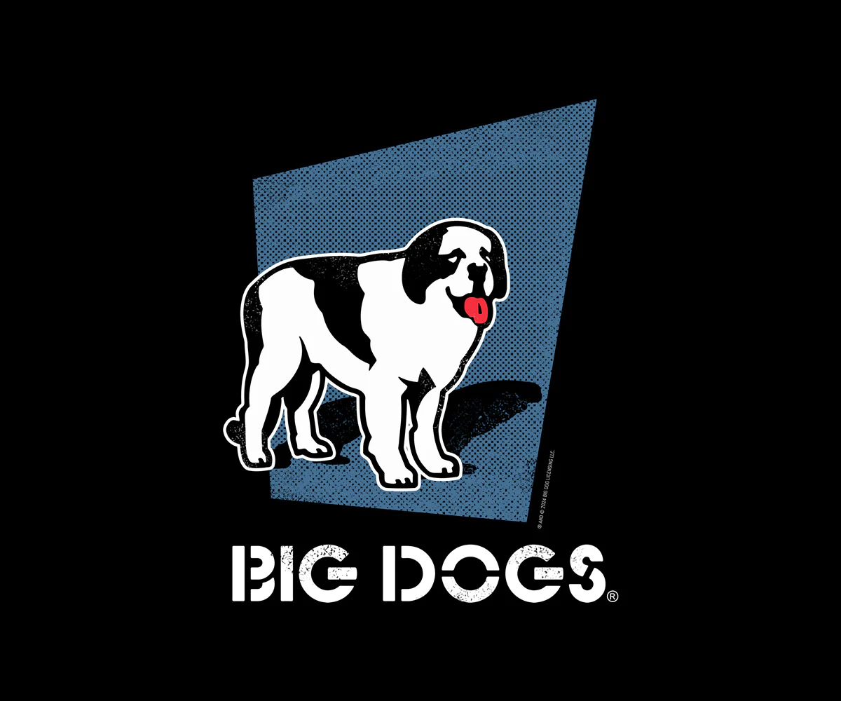 Big Dog Logo Retro T-shirt - Image 2
