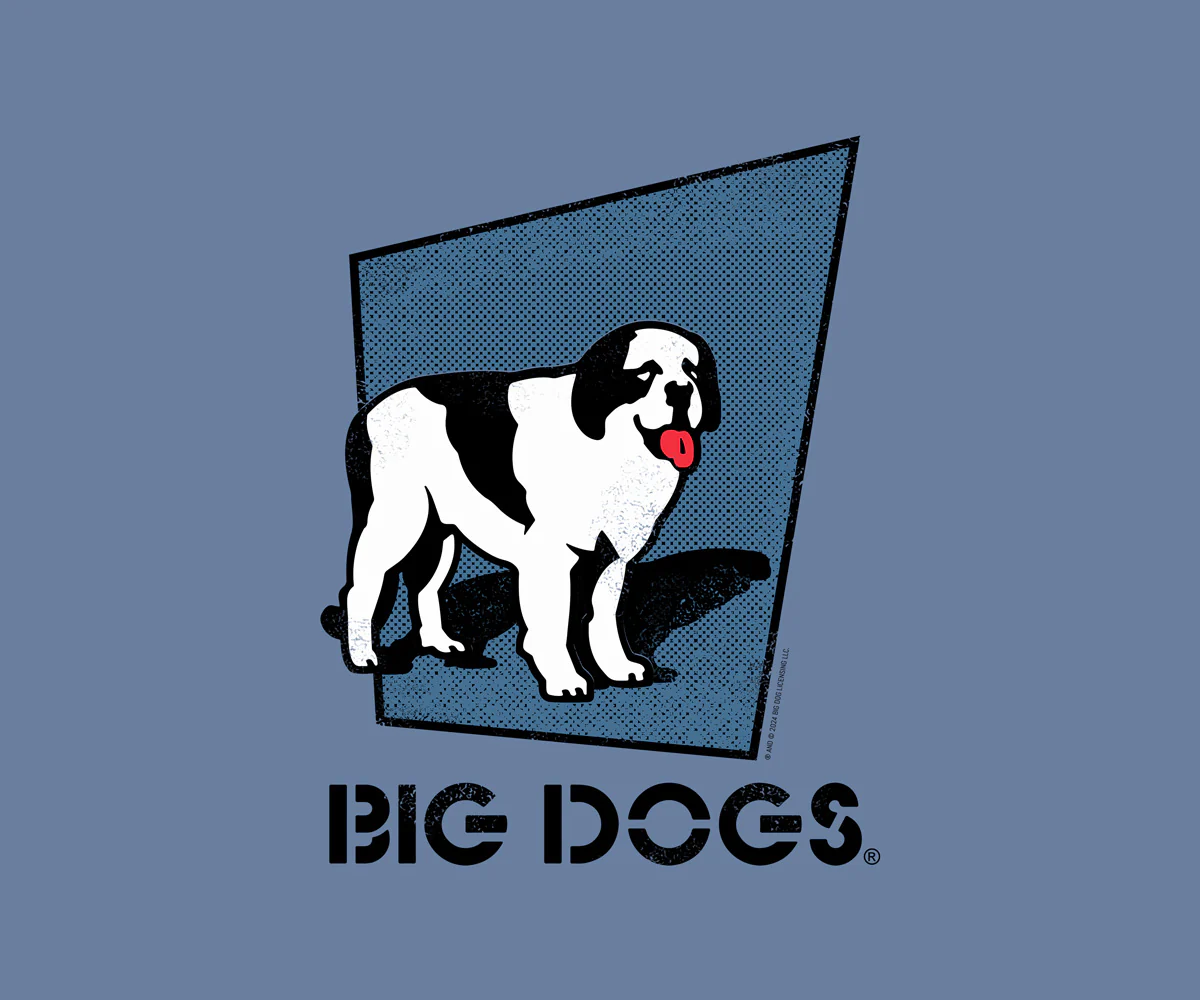 Big Dog Logo Retro T-shirt - Image 2