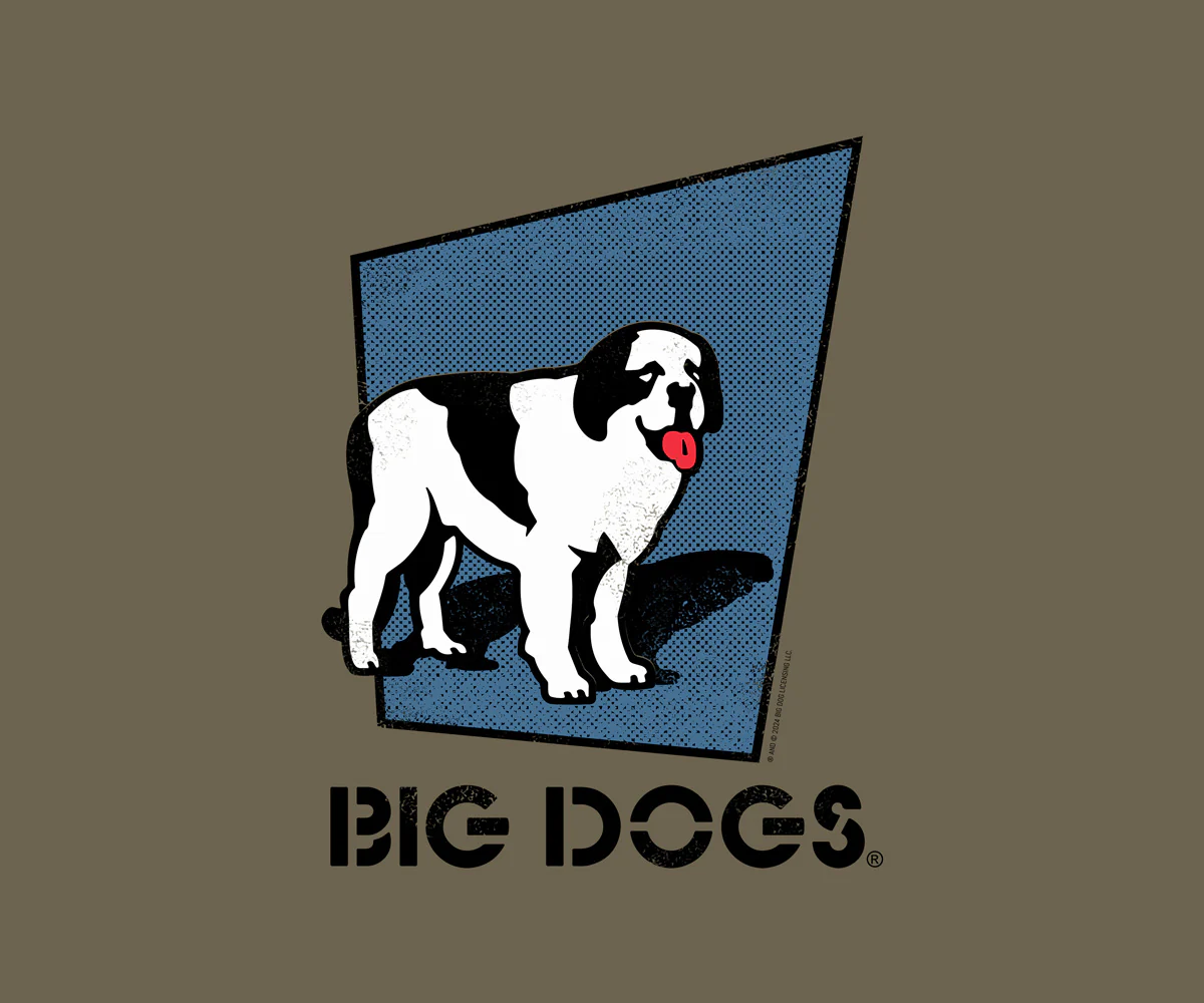 Big Dog Logo Retro T-shirt - Image 2