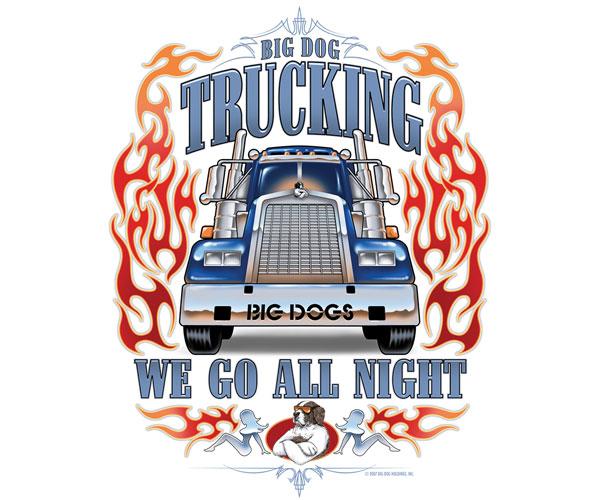 Big Dog Trucking T-Shirt - Image 2