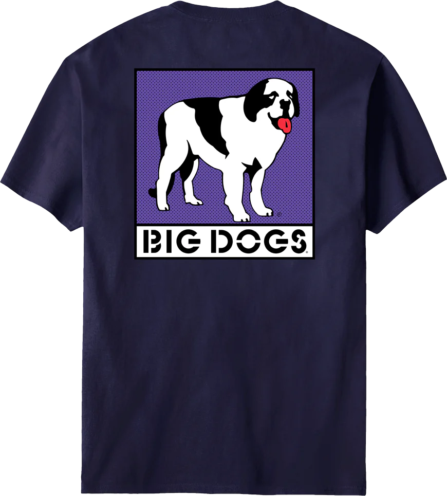 Box Logo Purple T-shirt