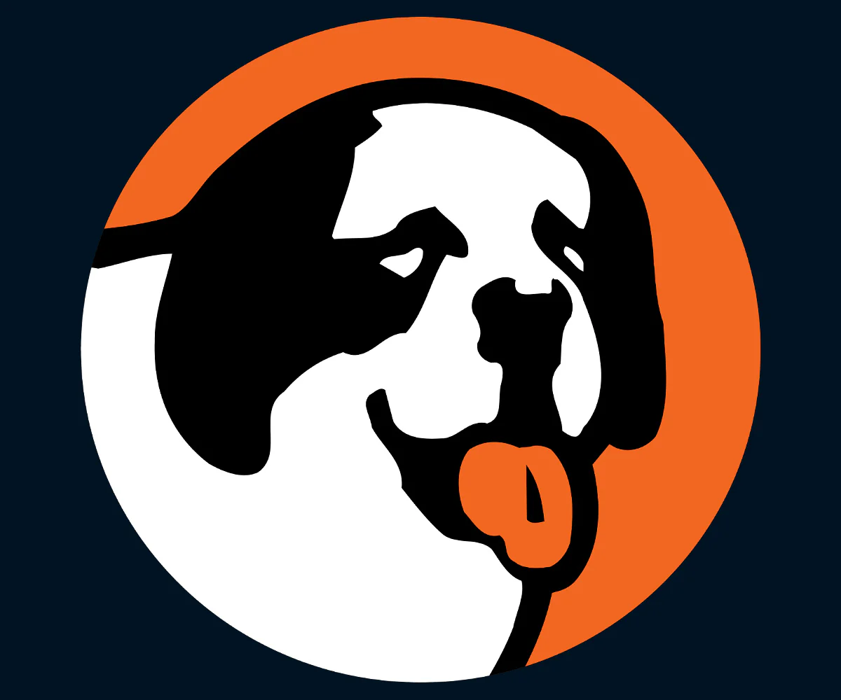 Circle Logo Orange T-shirt - Image 2