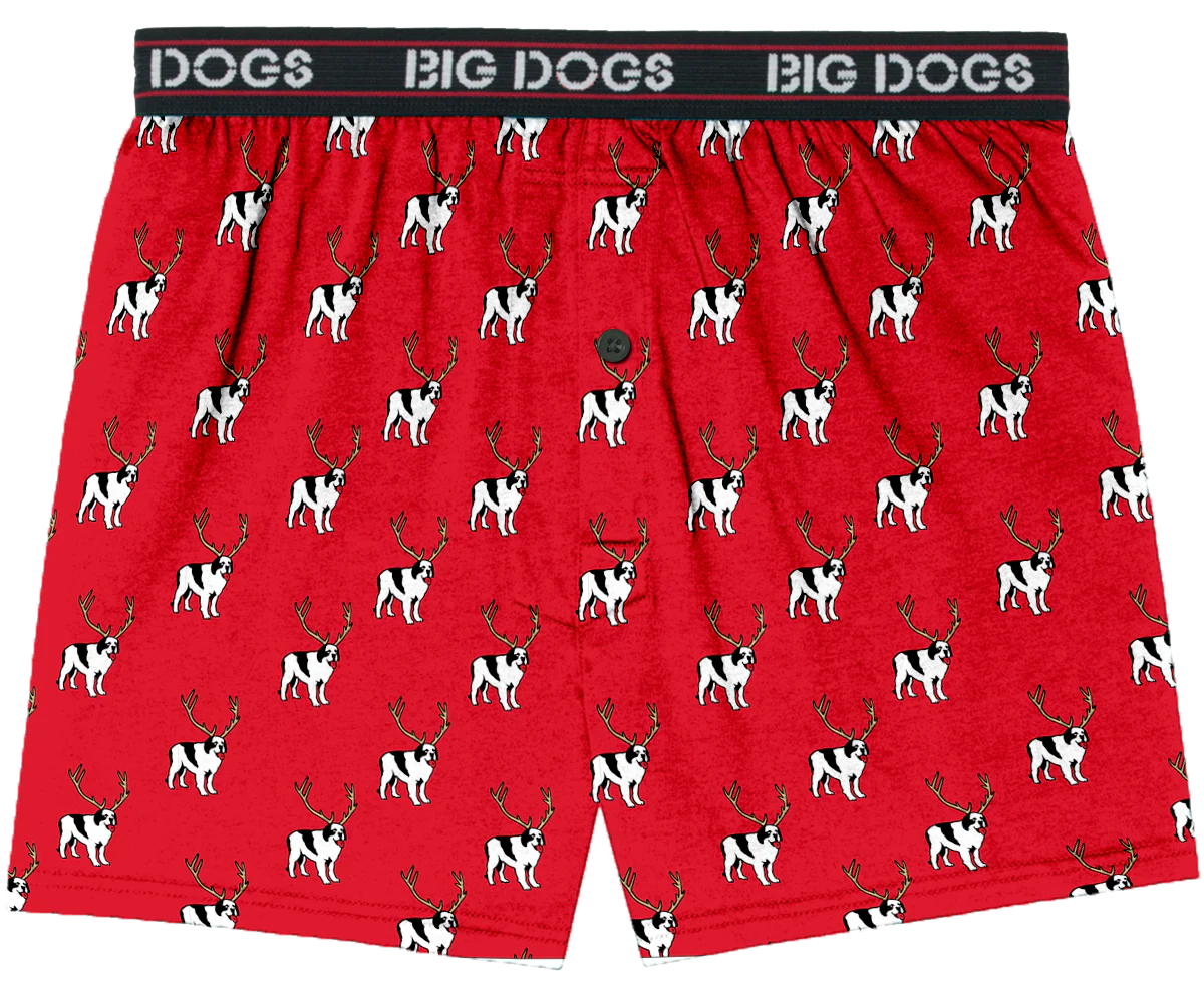 Dog Deer Knit Boxers