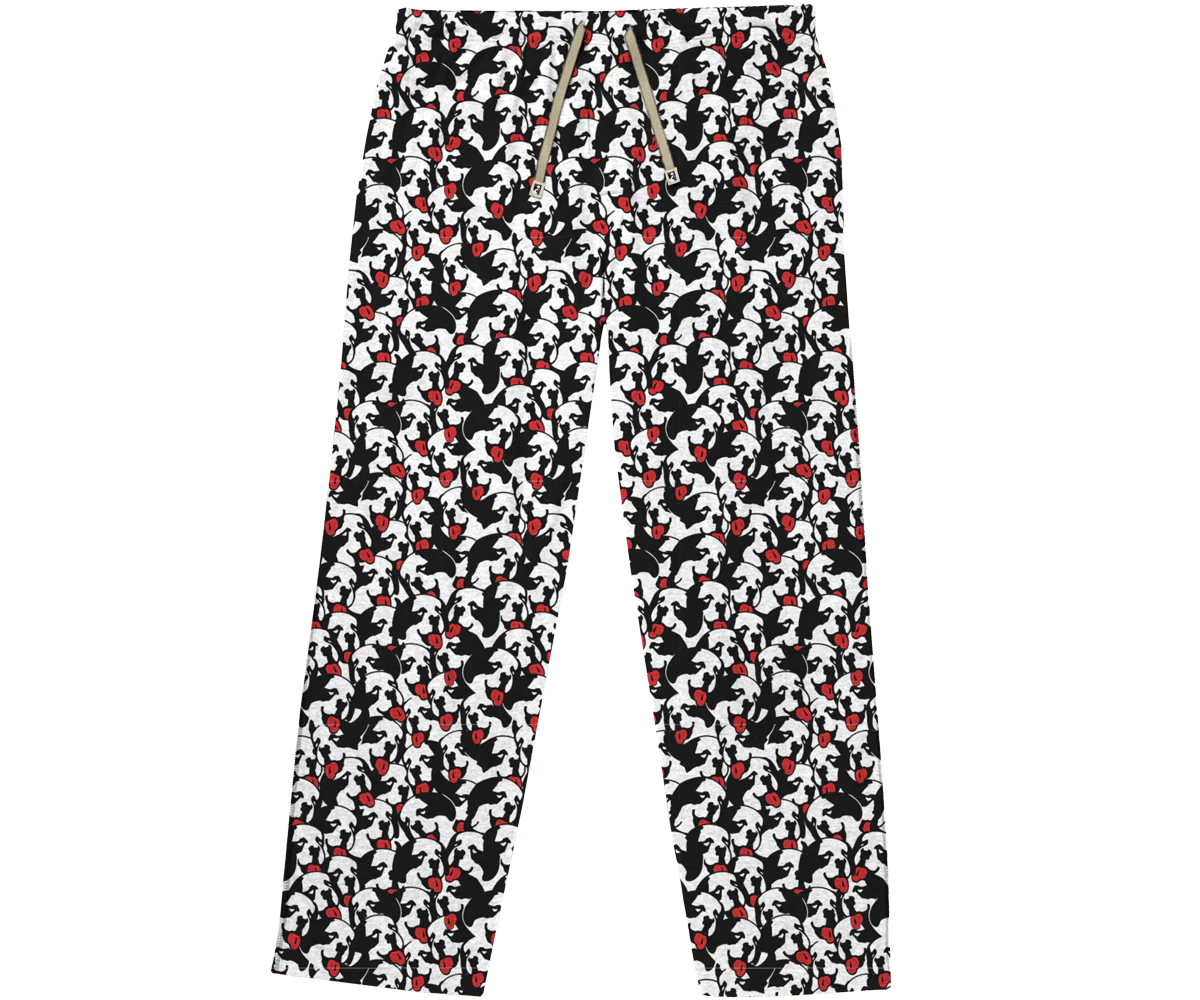 Dog Face Knit Lounge Pants