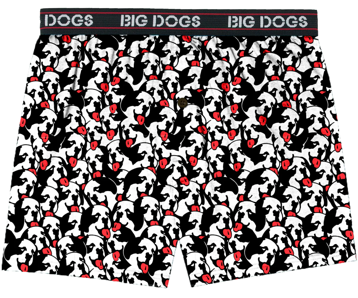 Dog Faces Knit Boxers