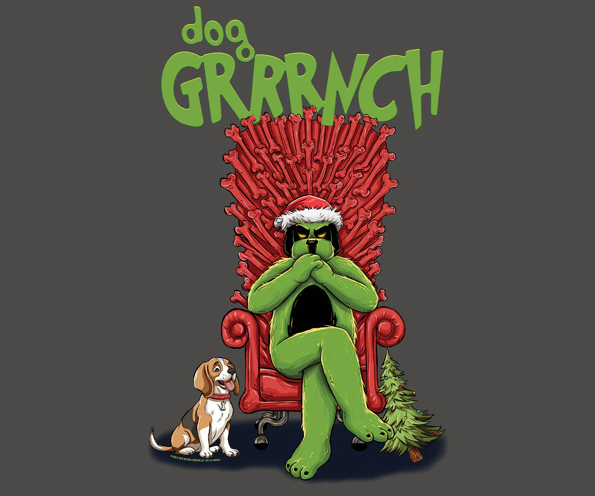 Dog Grrrinch T-shirt - Image 2