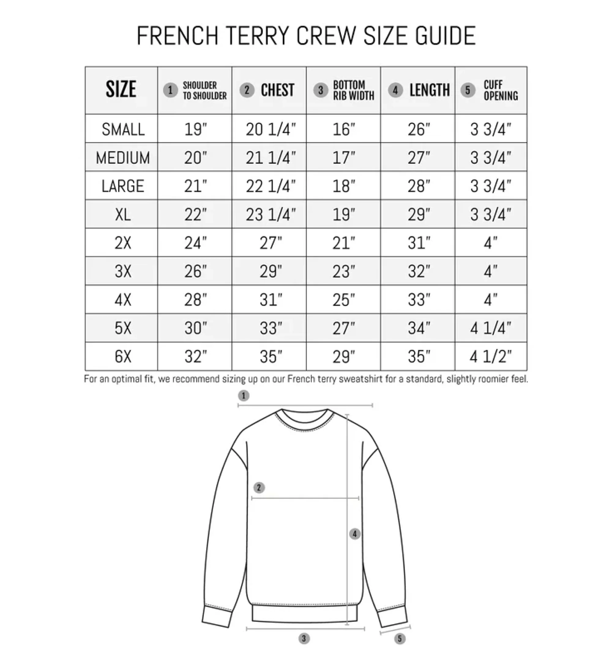 French Terry Fleece Embroidered Crew - Image 4