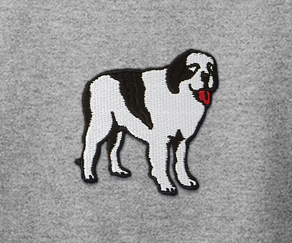 French Terry Fleece Embroidered Crew - Image 3