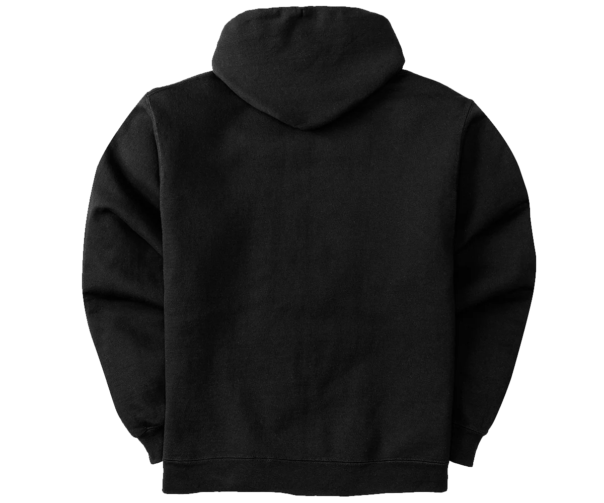French Terry Fleece Embroidered Hoodie - Image 3