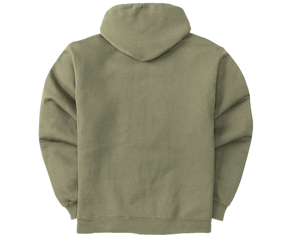 French Terry Fleece Embroidered Hoodie - Image 3
