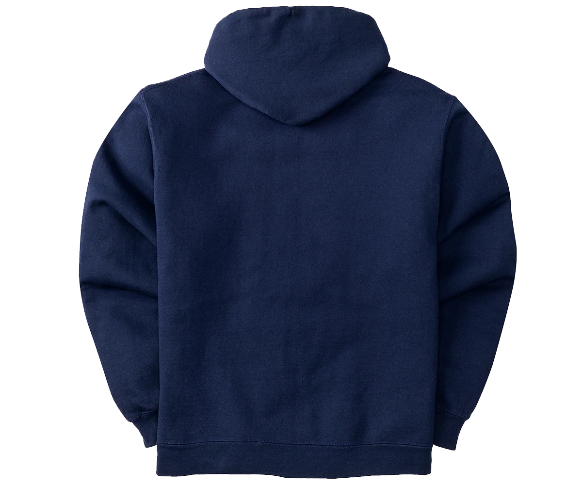 French Terry Fleece Embroidered Hoodie - Image 3