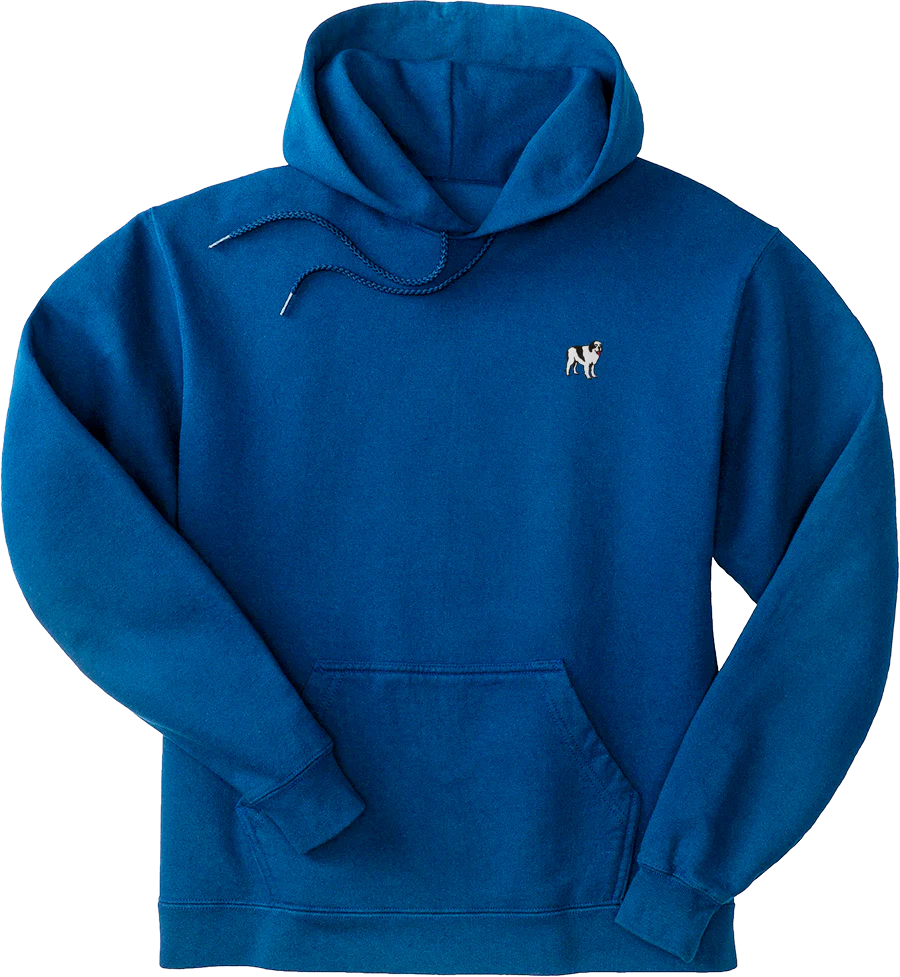 French Terry Fleece Embroidered Hoodie