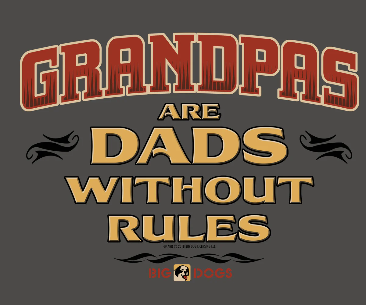 Grandpa Rules (fr) T-Shirt - Image 2