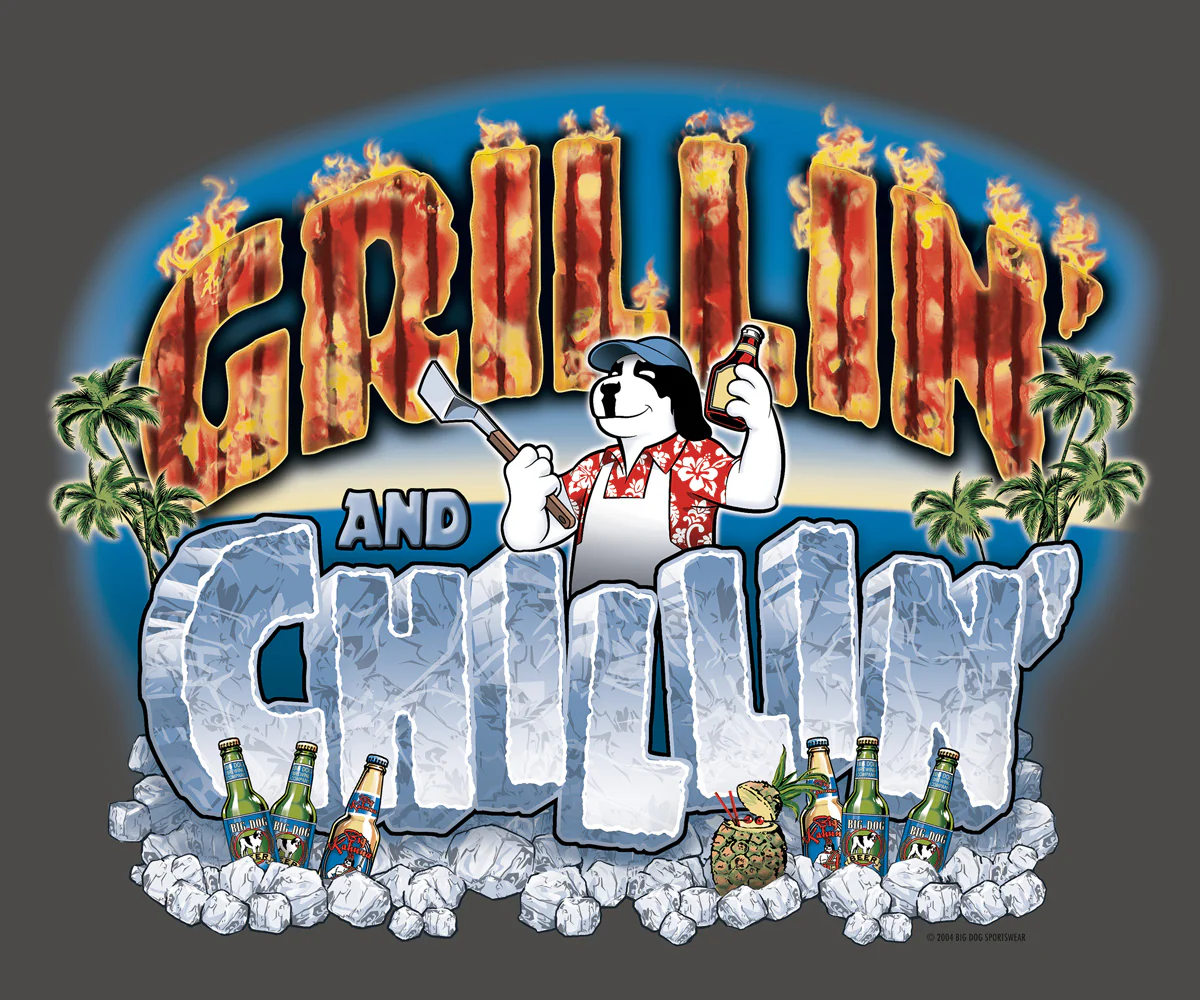 Grillin Chillin T-Shirt - Image 2