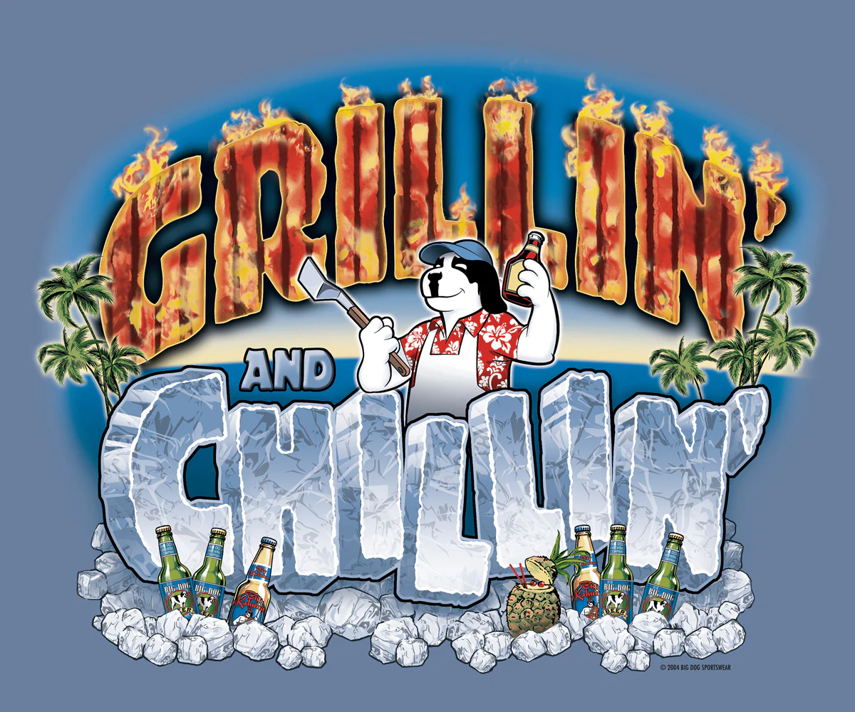 Grillin Chillin T-Shirt - Image 2