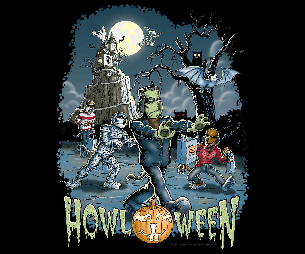 Howl-O-Ween T-Shirt - Image 2