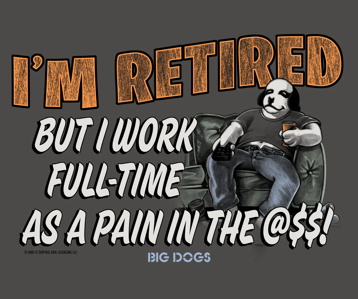 I M Retired T-Shirt - Image 2