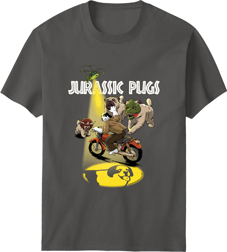 Jurassic Pugs T-shirt