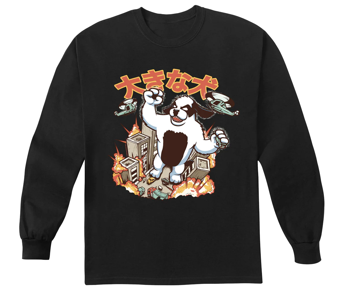Kaiju Dog Long Sleeve T-shirt