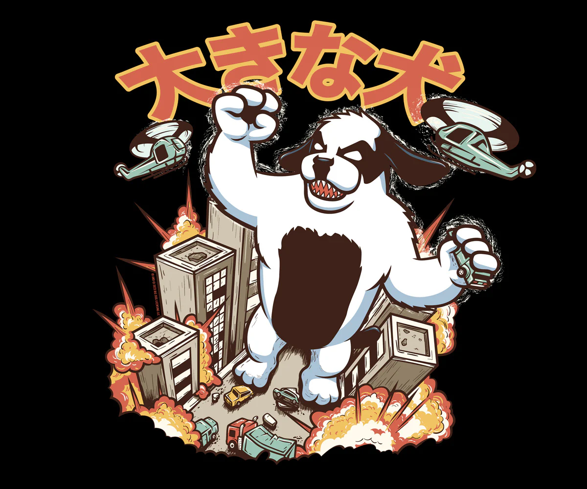 Kaiju Dog Long Sleeve T-shirt - Image 2