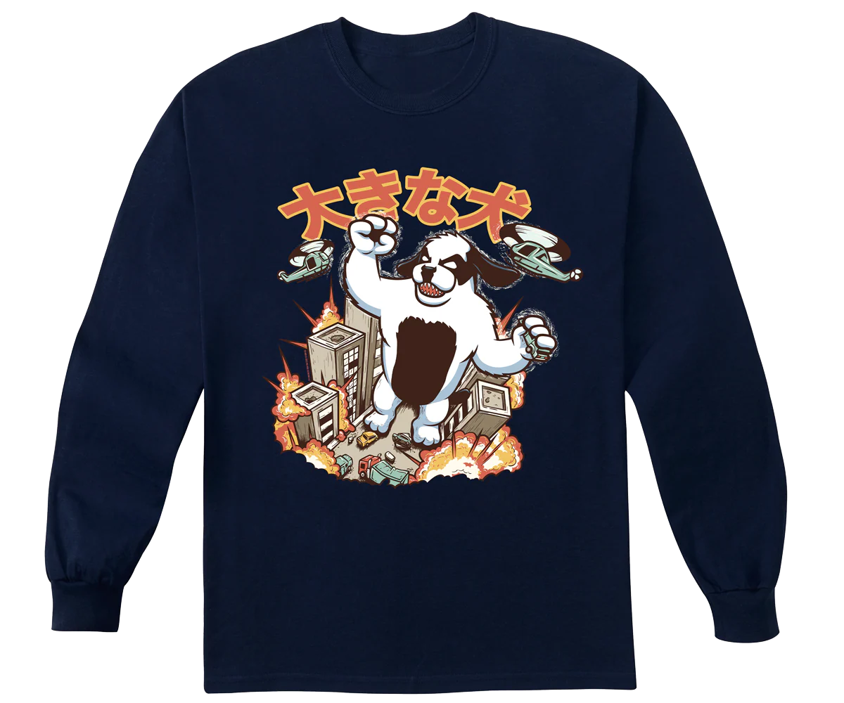 Kaiju Dog Long Sleeve T-shirt